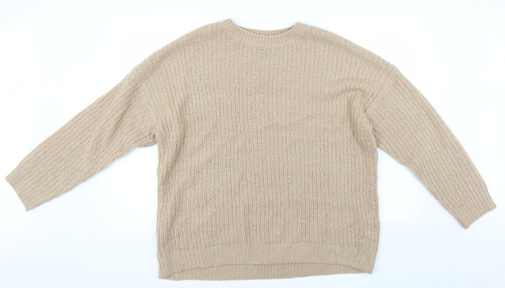 New Look Womens Beige   Pullover Jumper Size L
