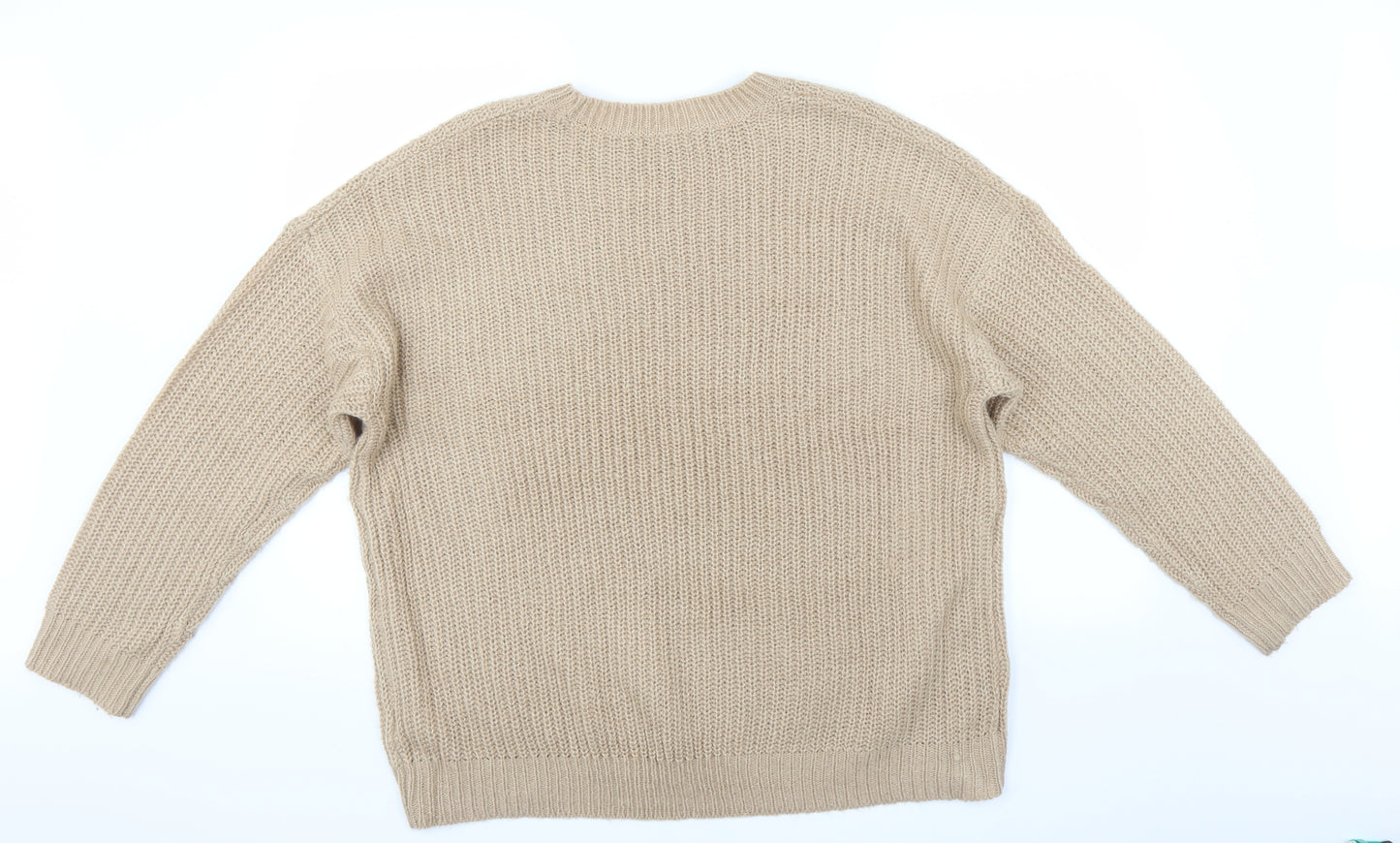 New Look Womens Beige   Pullover Jumper Size L