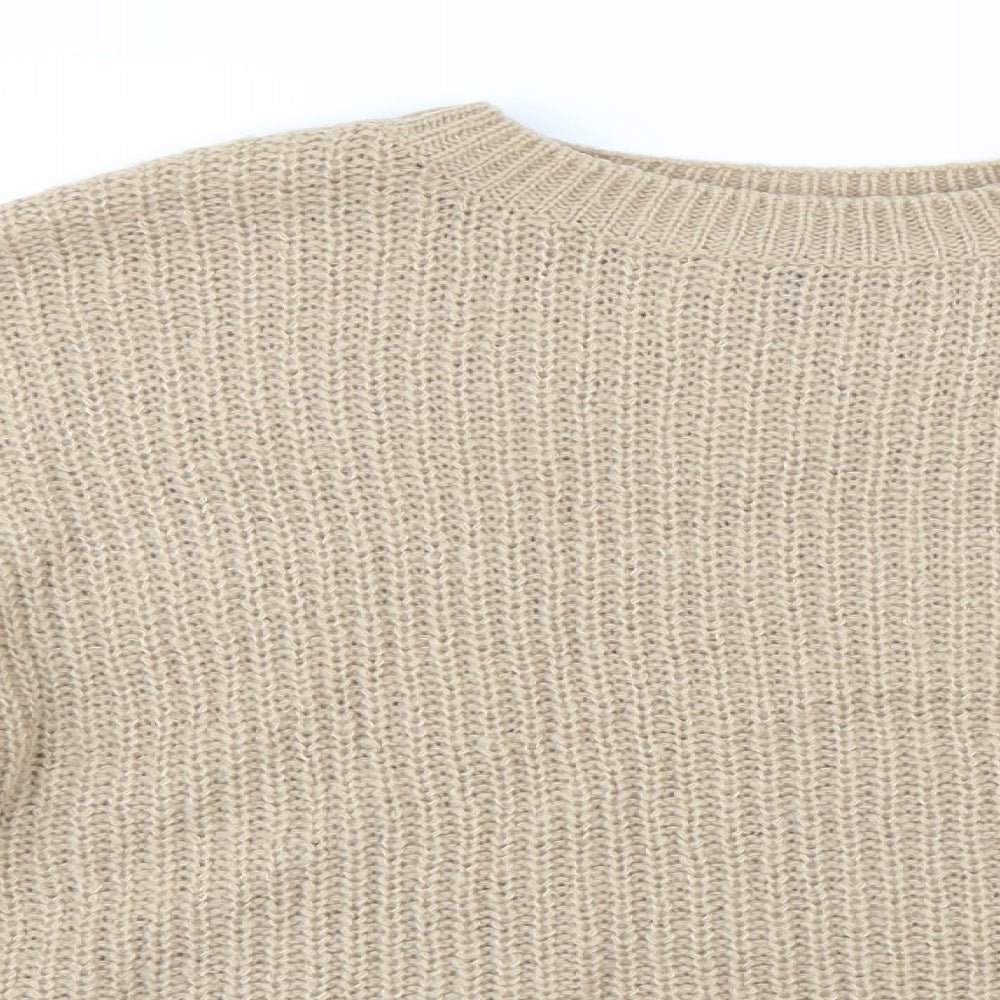 New Look Womens Beige   Pullover Jumper Size L
