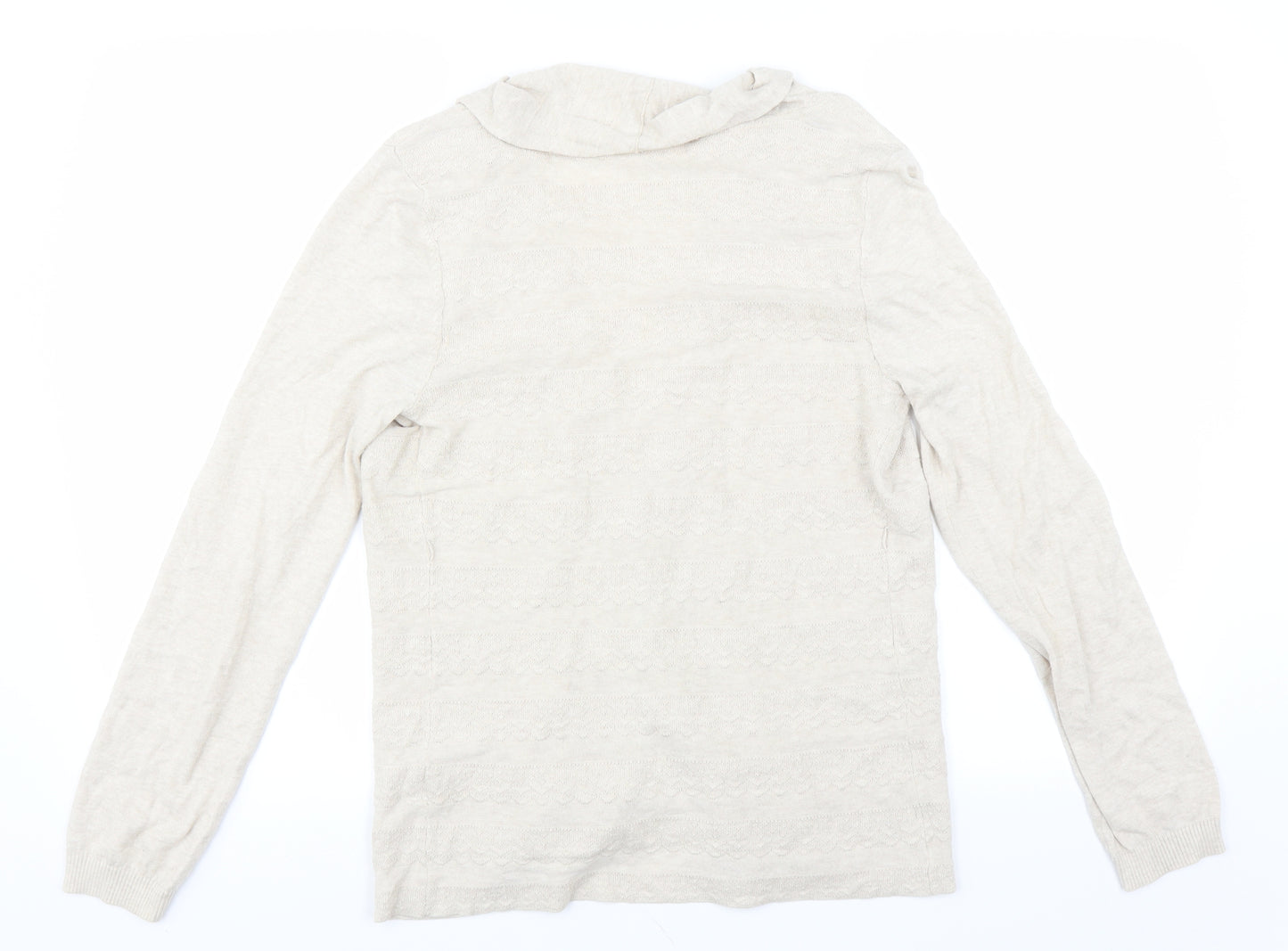 Fat Face Womens Ivory   Cardigan Jumper Size 10