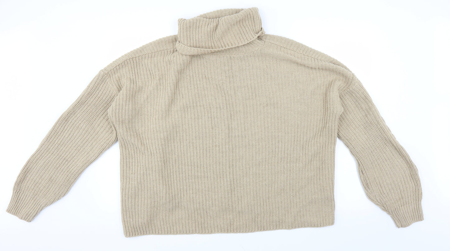 In the Style Womens Beige   Pullover Jumper Size 14