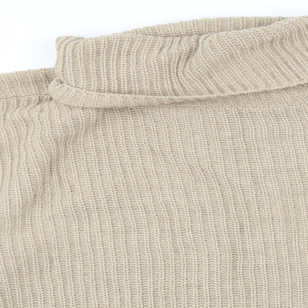 In the Style Womens Beige   Pullover Jumper Size 14
