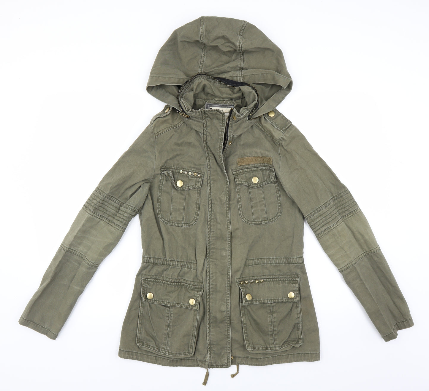 New Look Womens Green   Parka Jacket Size 10