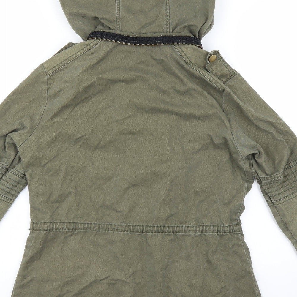 New Look Womens Green   Parka Jacket Size 10