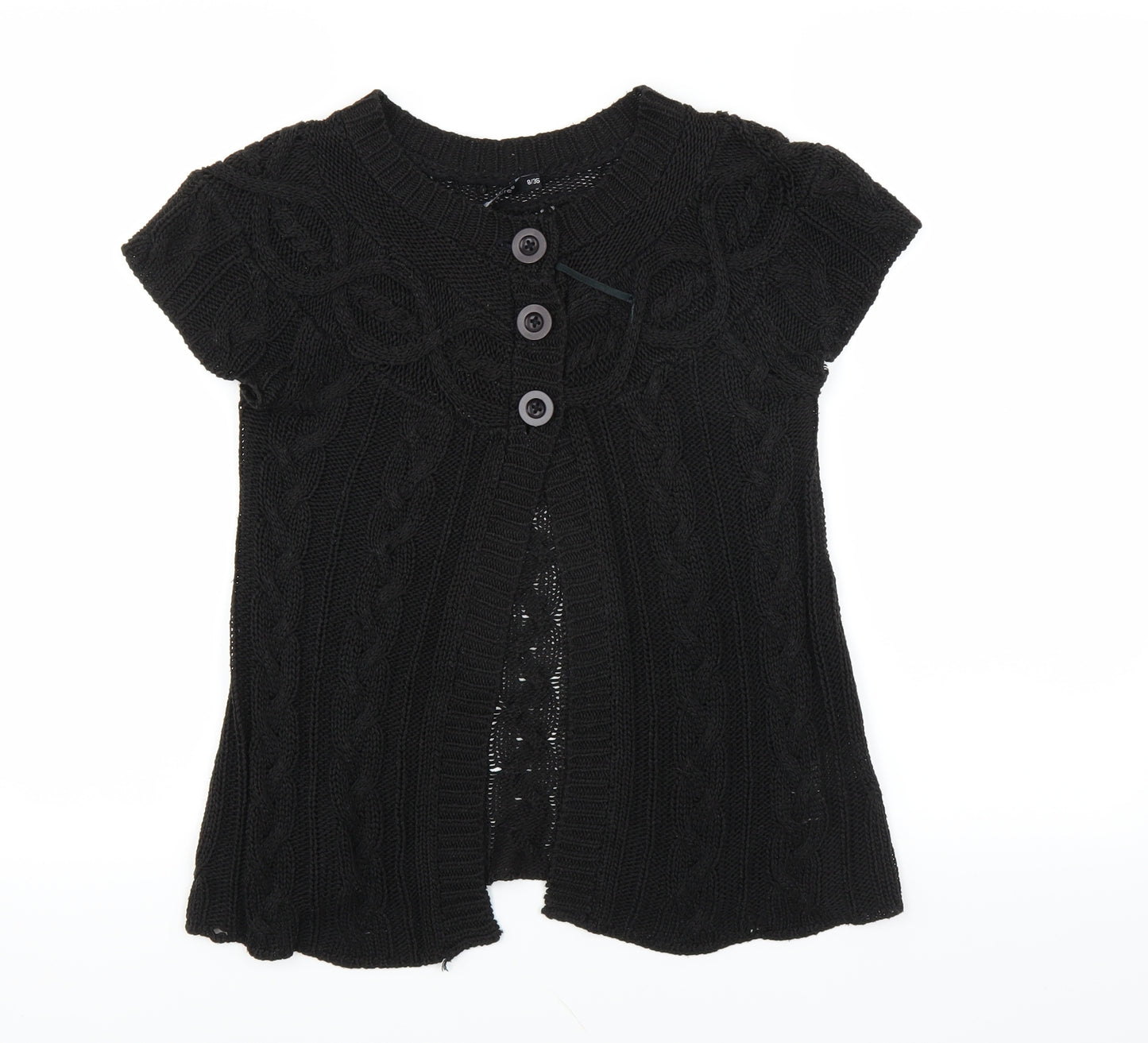 Primark Womens Black   Cardigan Jumper Size 8