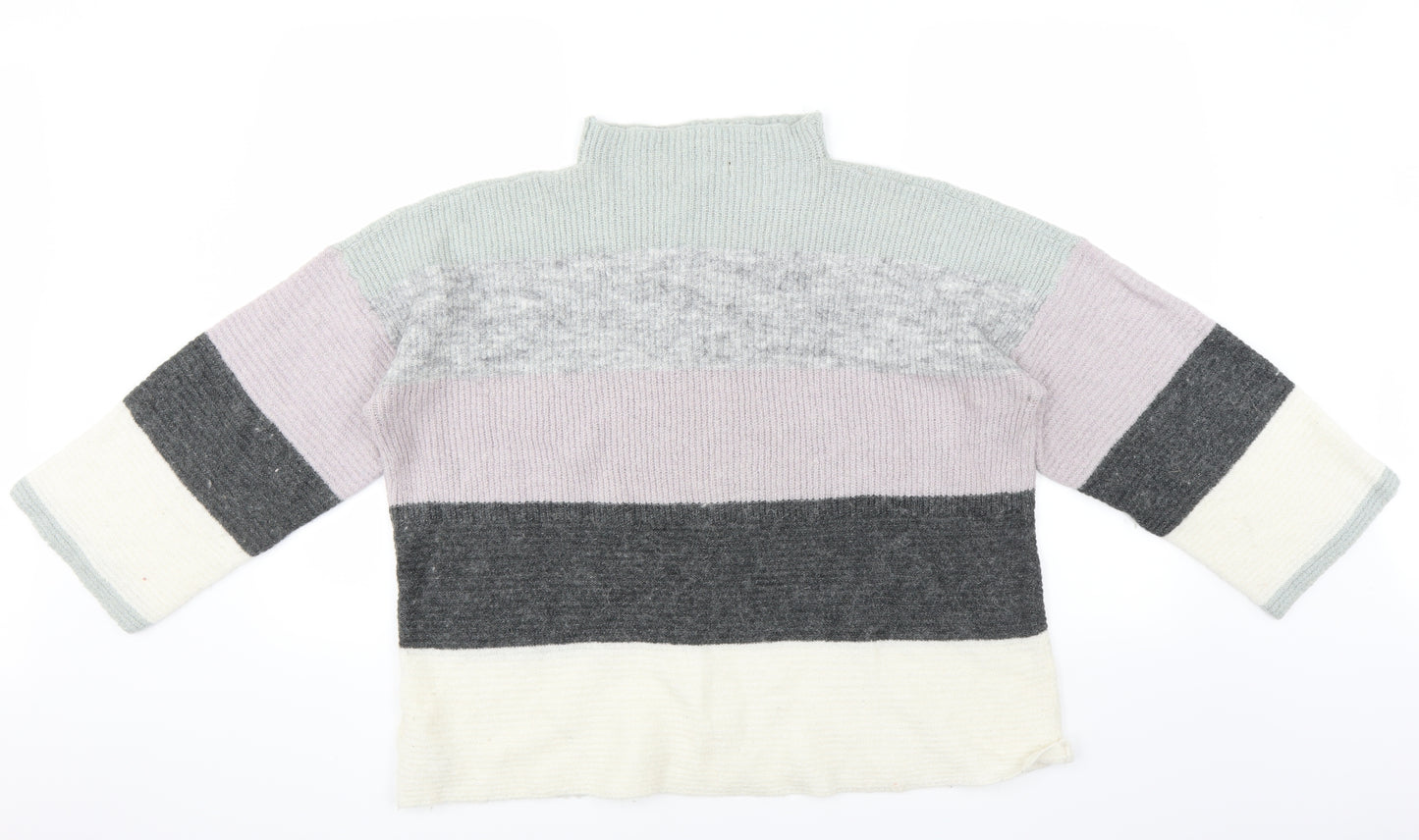 NEXT Womens Purple Striped  Pullover Jumper Size 20