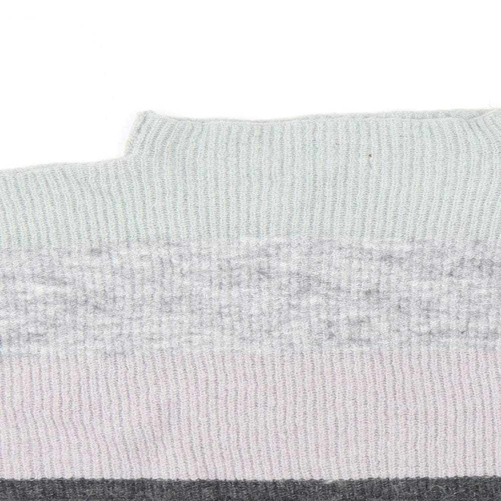 NEXT Womens Purple Striped  Pullover Jumper Size 20