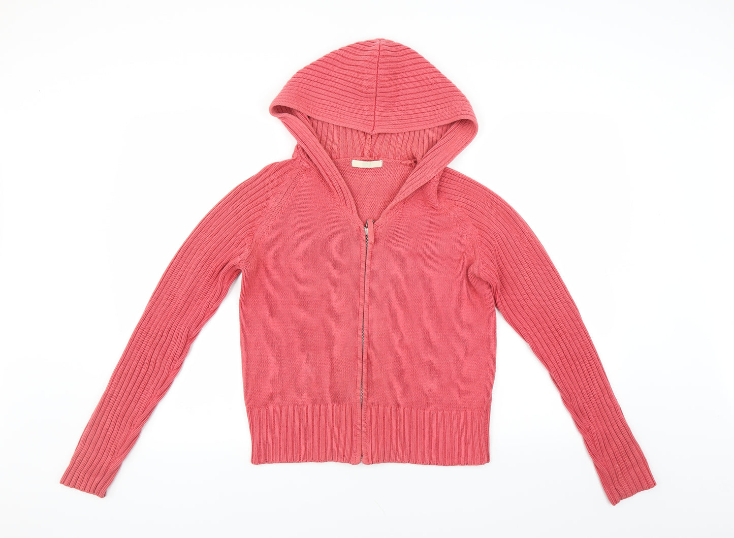 Marks and Spencer Womens Pink   Full Zip Hoodie Size 14