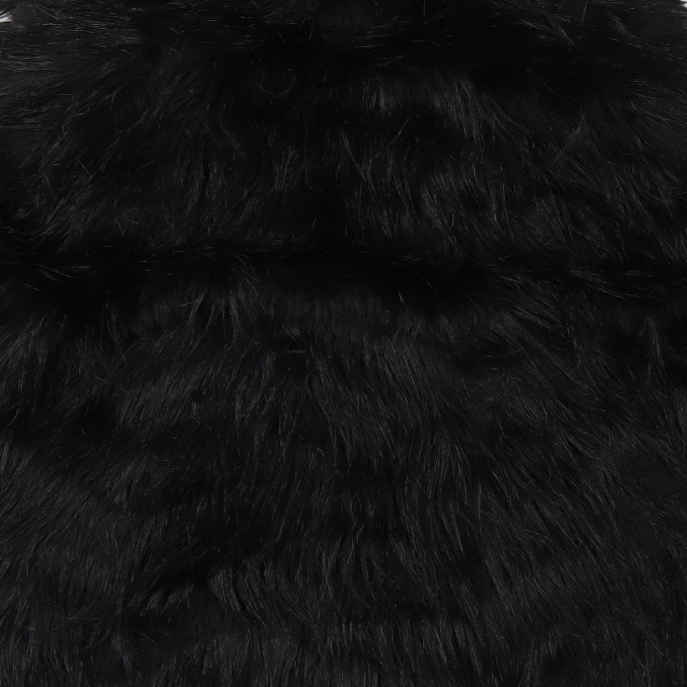 Oasis Womens Black   Jacket  Size M  - fur