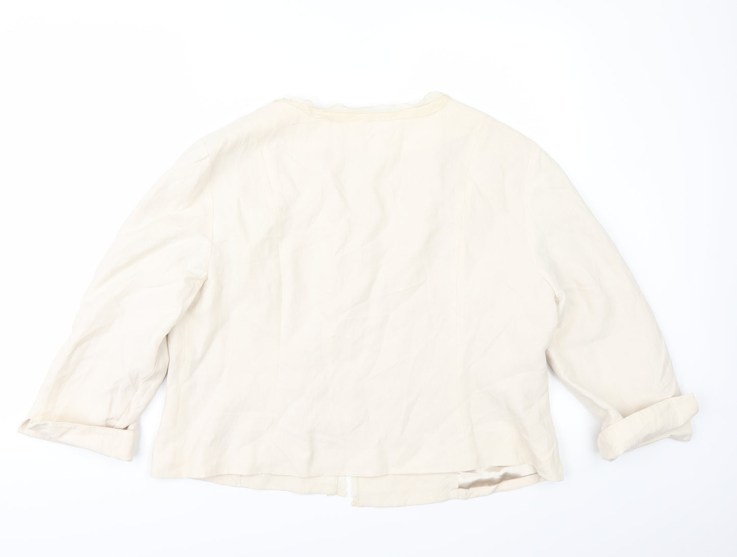 Kaliko Womens Ivory   Jacket  Size 18