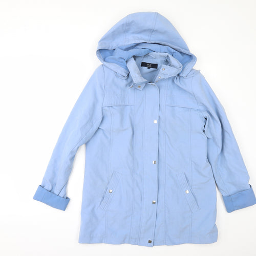 EWM Womens Blue   Anorak Coat Size 12