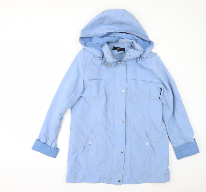 EWM Womens Blue   Anorak Coat Size 12
