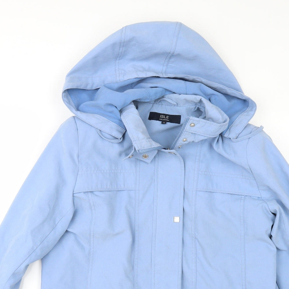 EWM Womens Blue   Anorak Coat Size 12