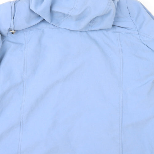 EWM Womens Blue   Anorak Coat Size 12