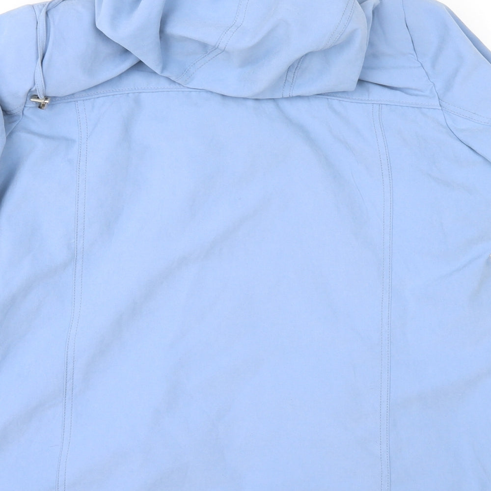 EWM Womens Blue   Anorak Coat Size 12