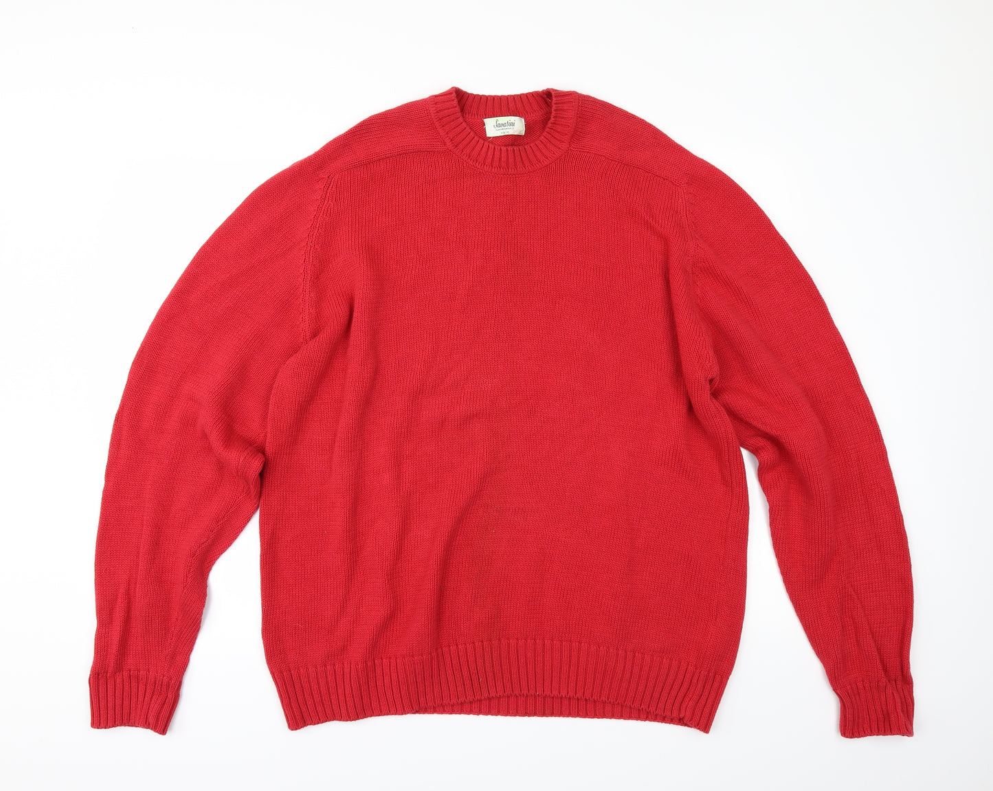 Savatini Mens Red   Pullover Jumper Size XL