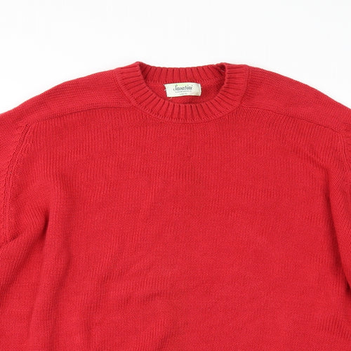 Savatini Mens Red   Pullover Jumper Size XL