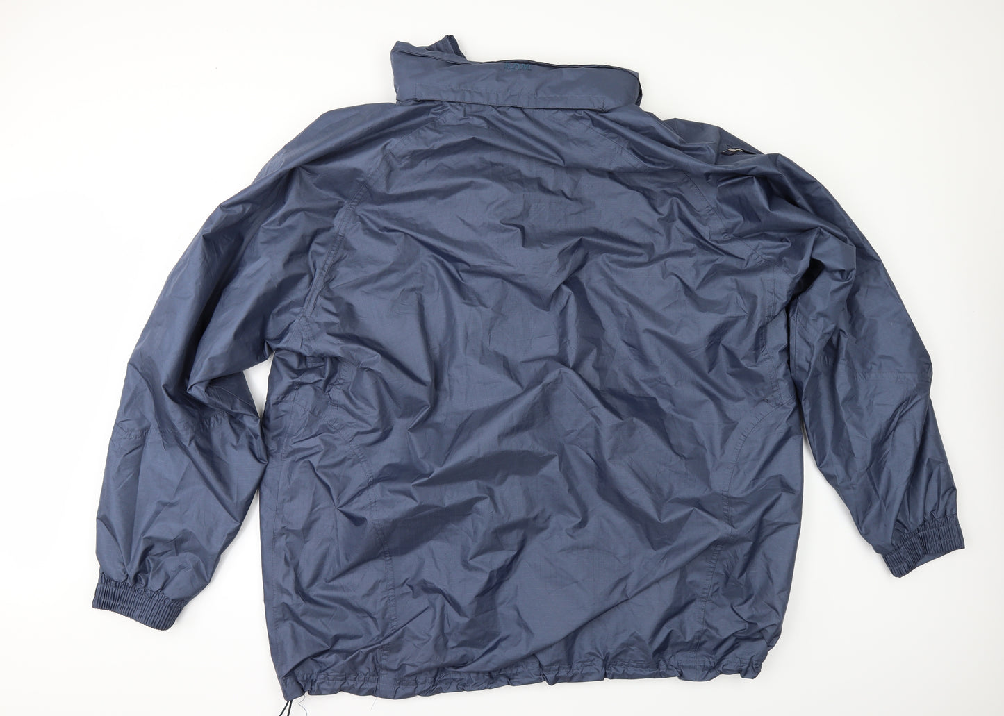 KAM Mens Blue   Windbreaker Jacket Size 4XL