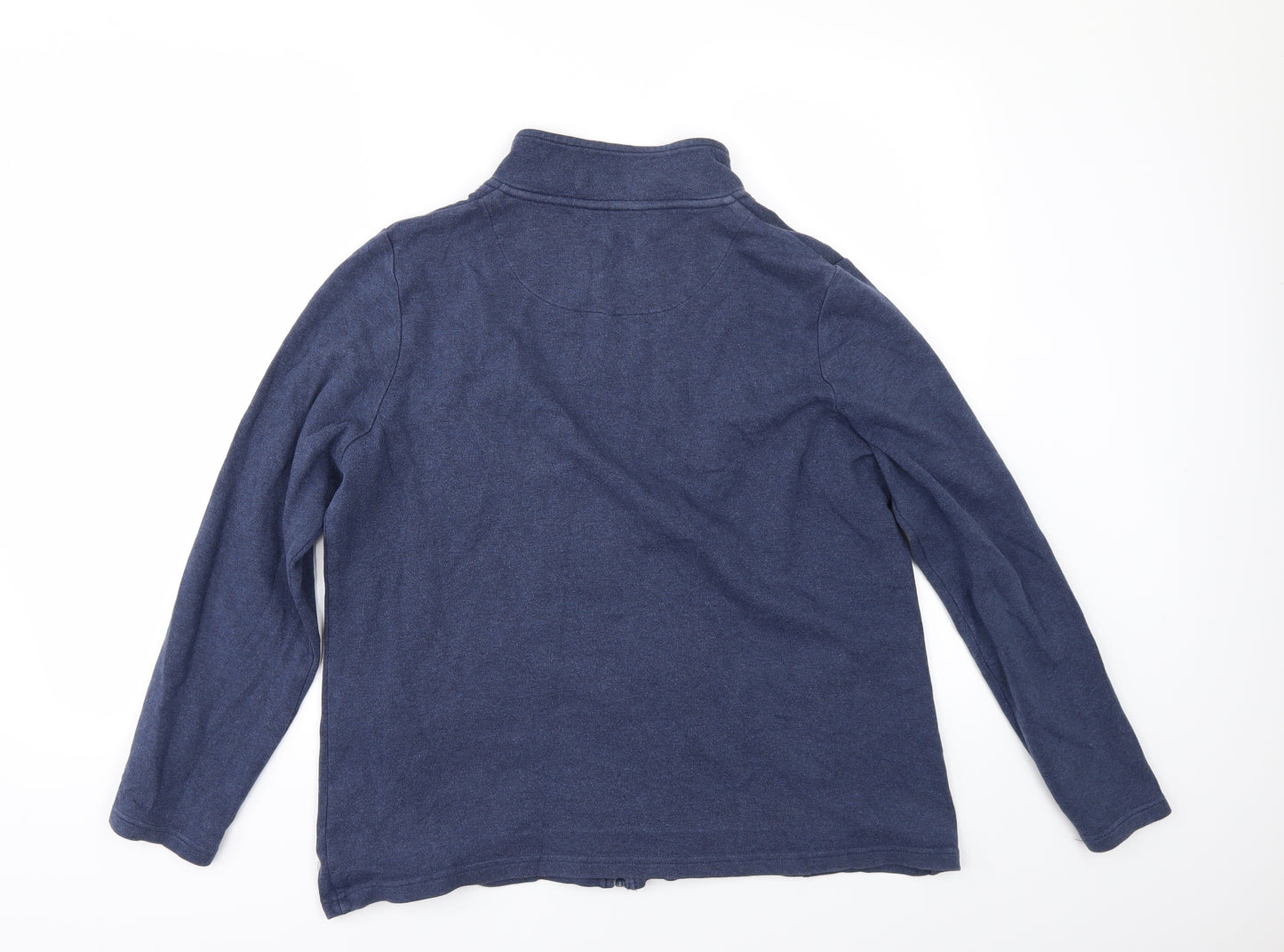 DASH Womens Blue   Full Zip Sweatshirt Size 16