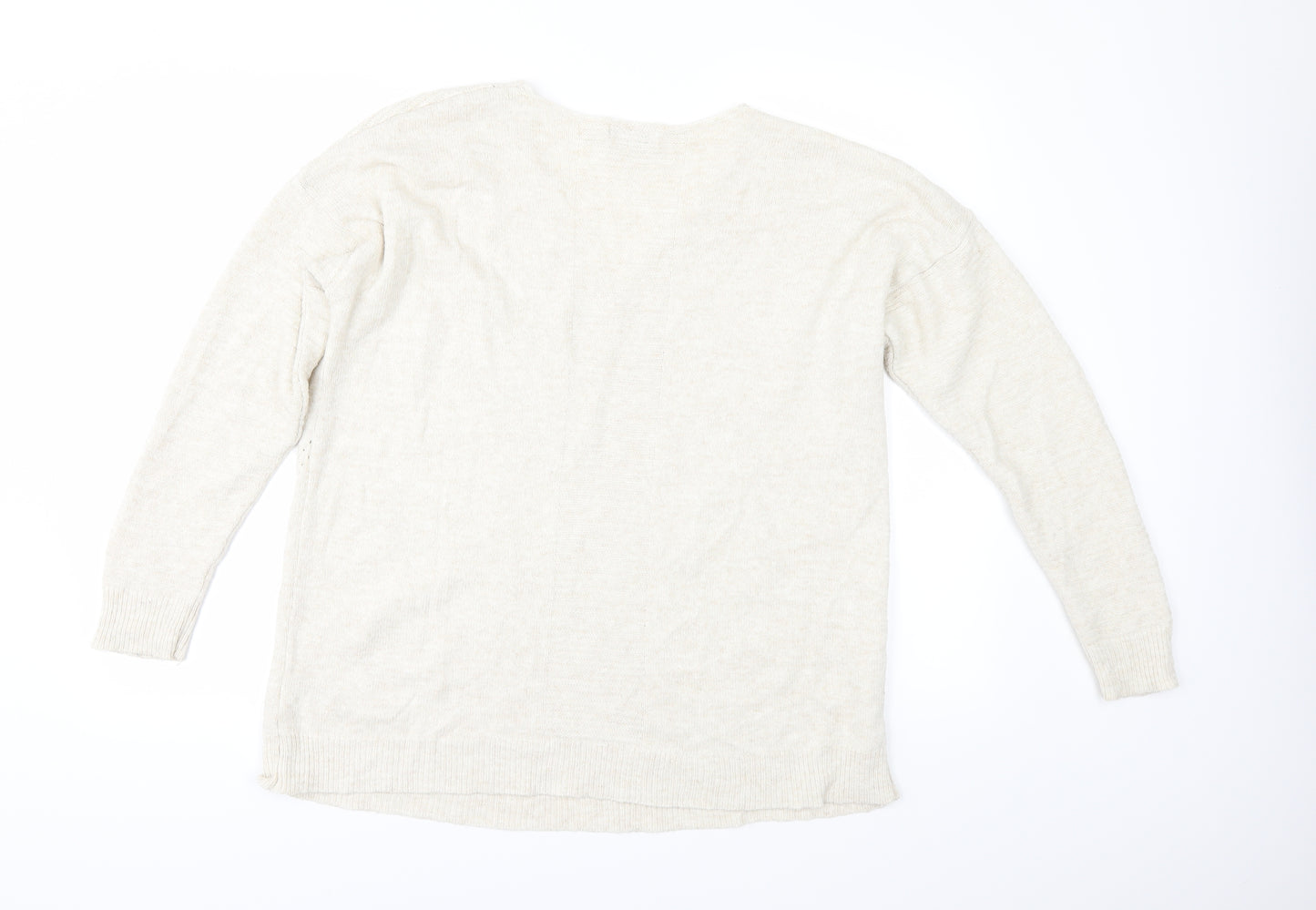 Topshop Womens Beige   Pullover Jumper Size S