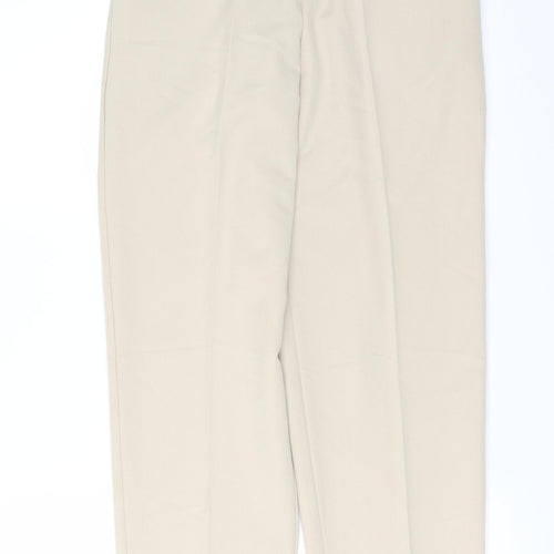 Preworn Womens Beige   Trousers  Size 12 L28 in