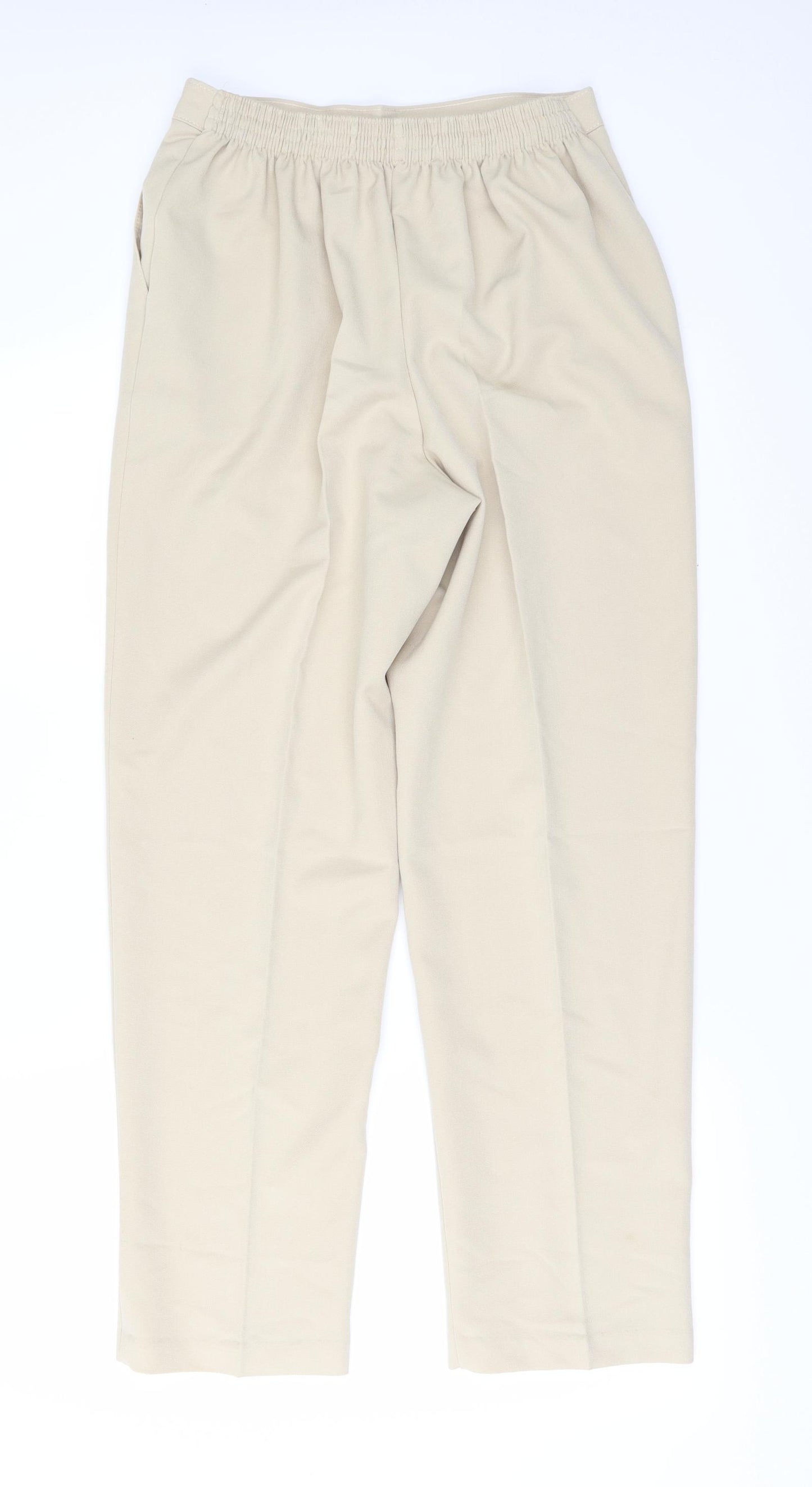 Preworn Womens Beige   Trousers  Size 12 L28 in