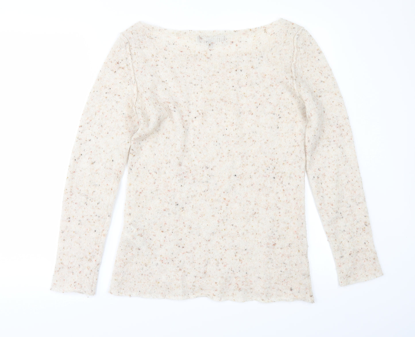 Marks and Spencer Womens Beige   Pullover Jumper Size 12