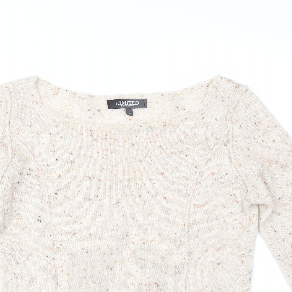 Marks and Spencer Womens Beige   Pullover Jumper Size 12