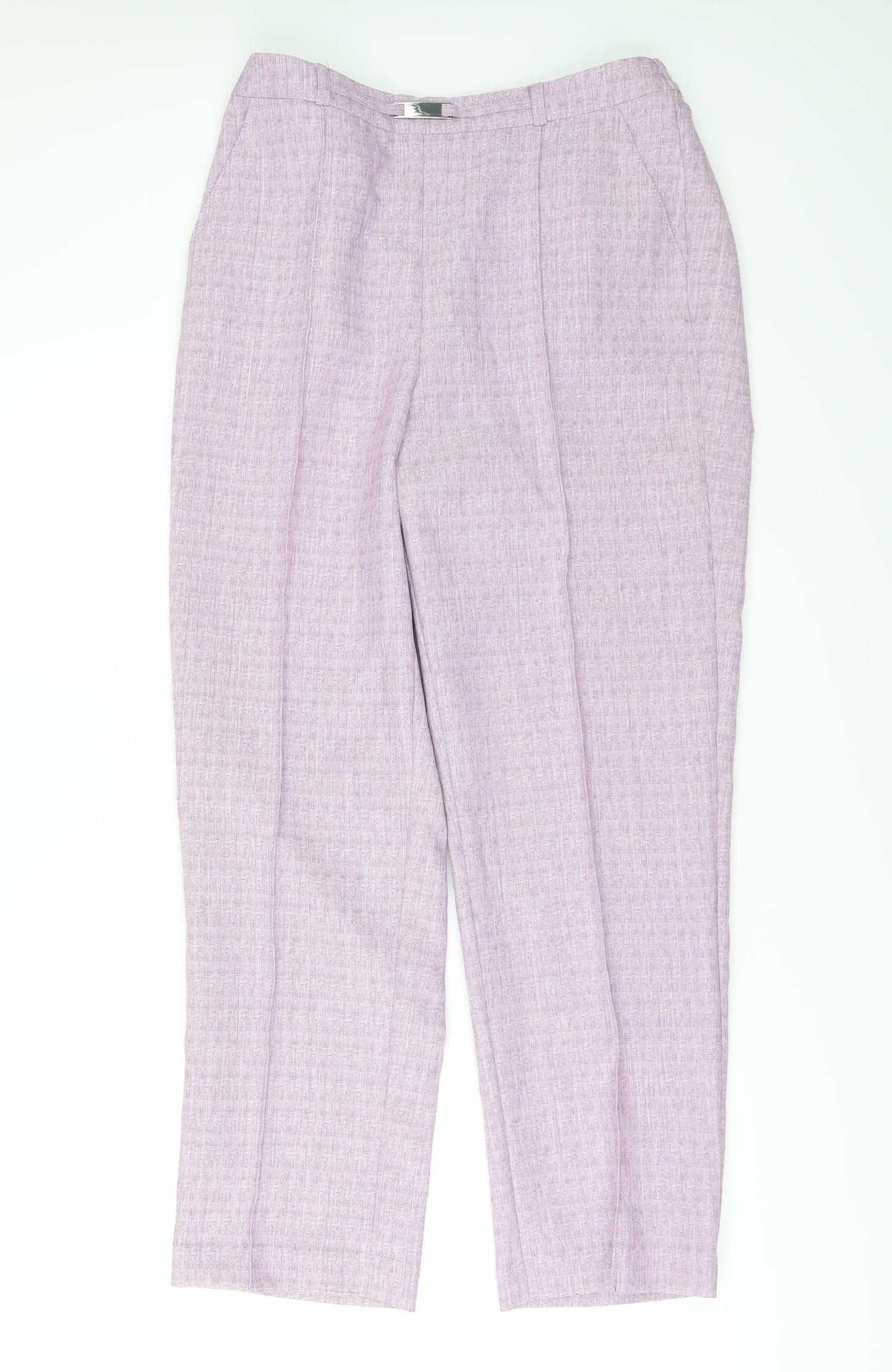 EWM Womens Purple   Trousers  Size 10 L27 in