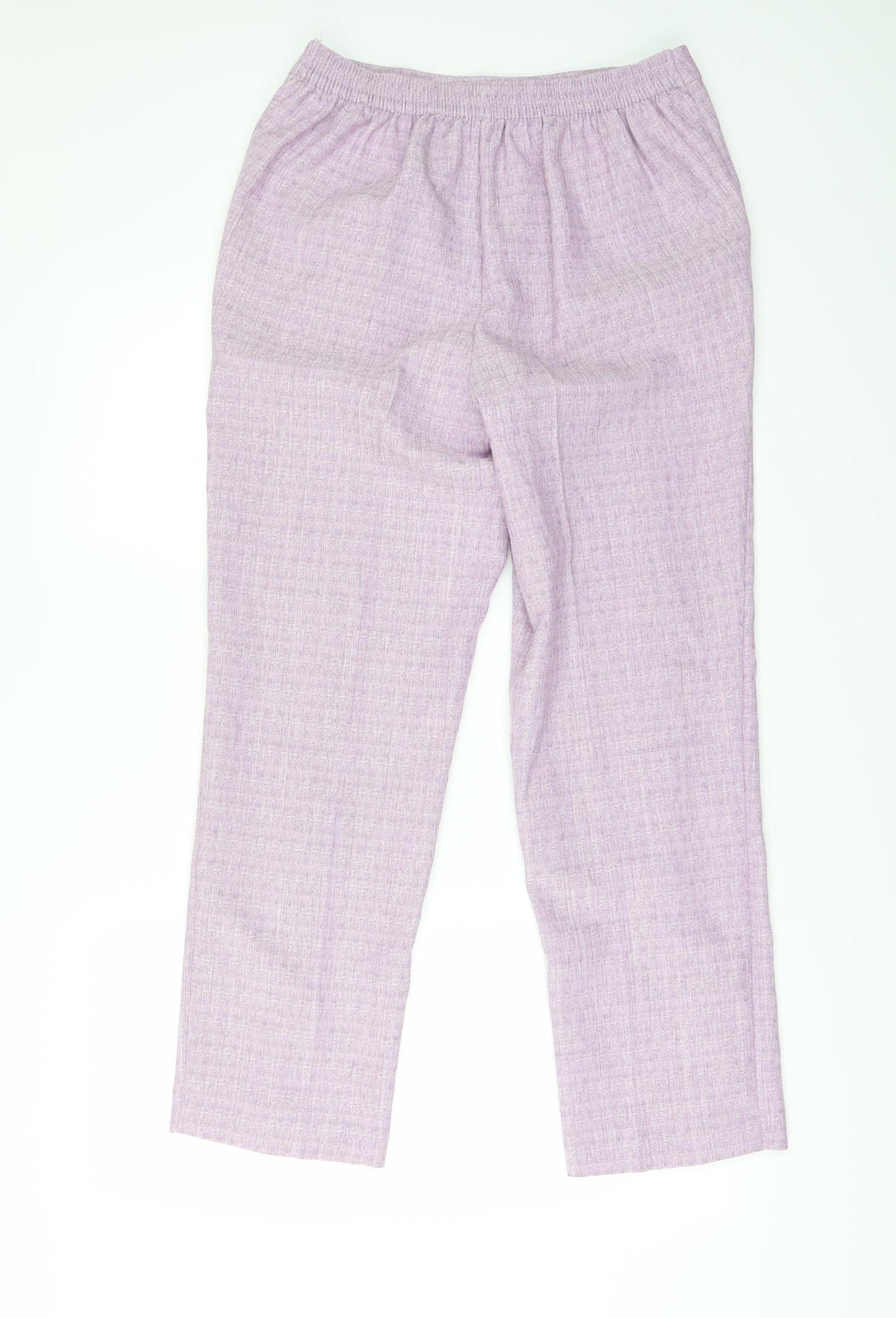 EWM Womens Purple   Trousers  Size 10 L27 in