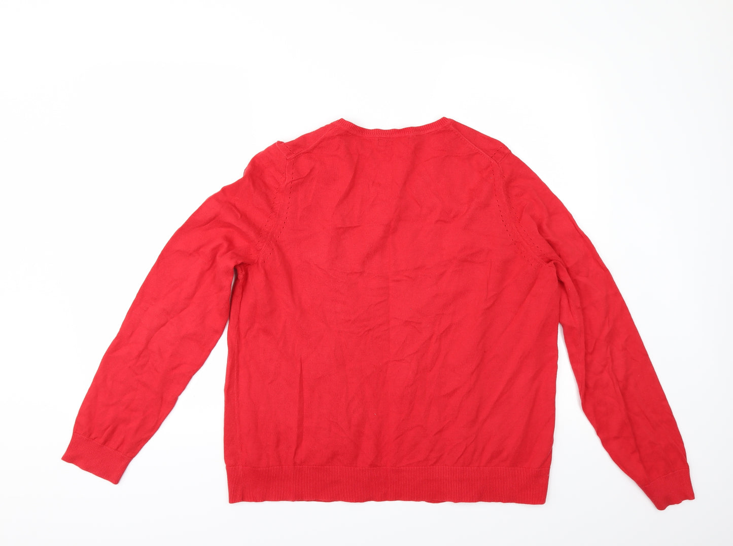 George Womens Red   Cape Jumper Size 18