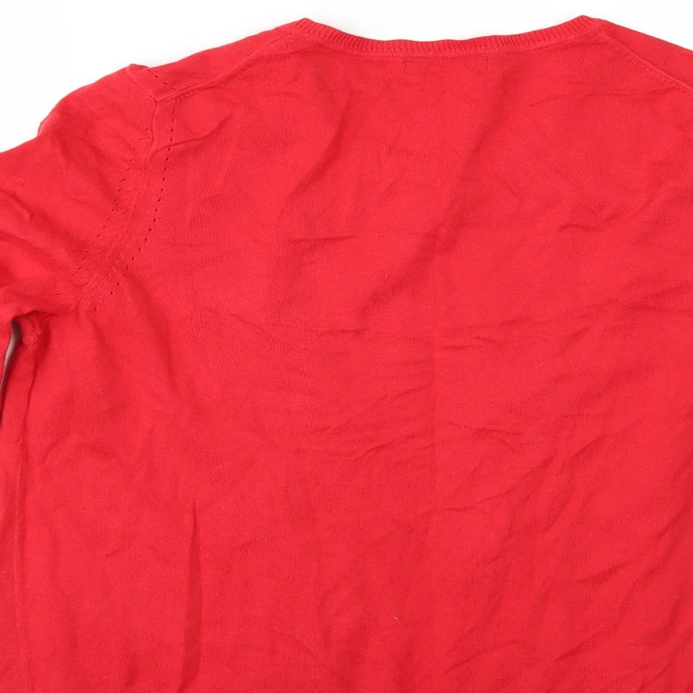 George Womens Red   Cape Jumper Size 18