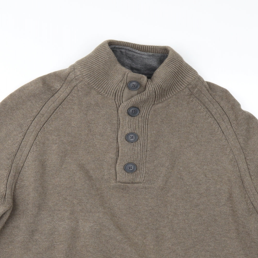 Blue Harbour Mens Beige   Pullover Jumper Size XL