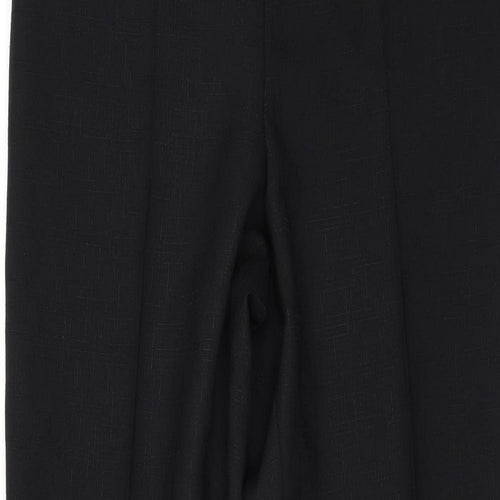Preworn Womens Black   Trousers  Size 32 in L27 in