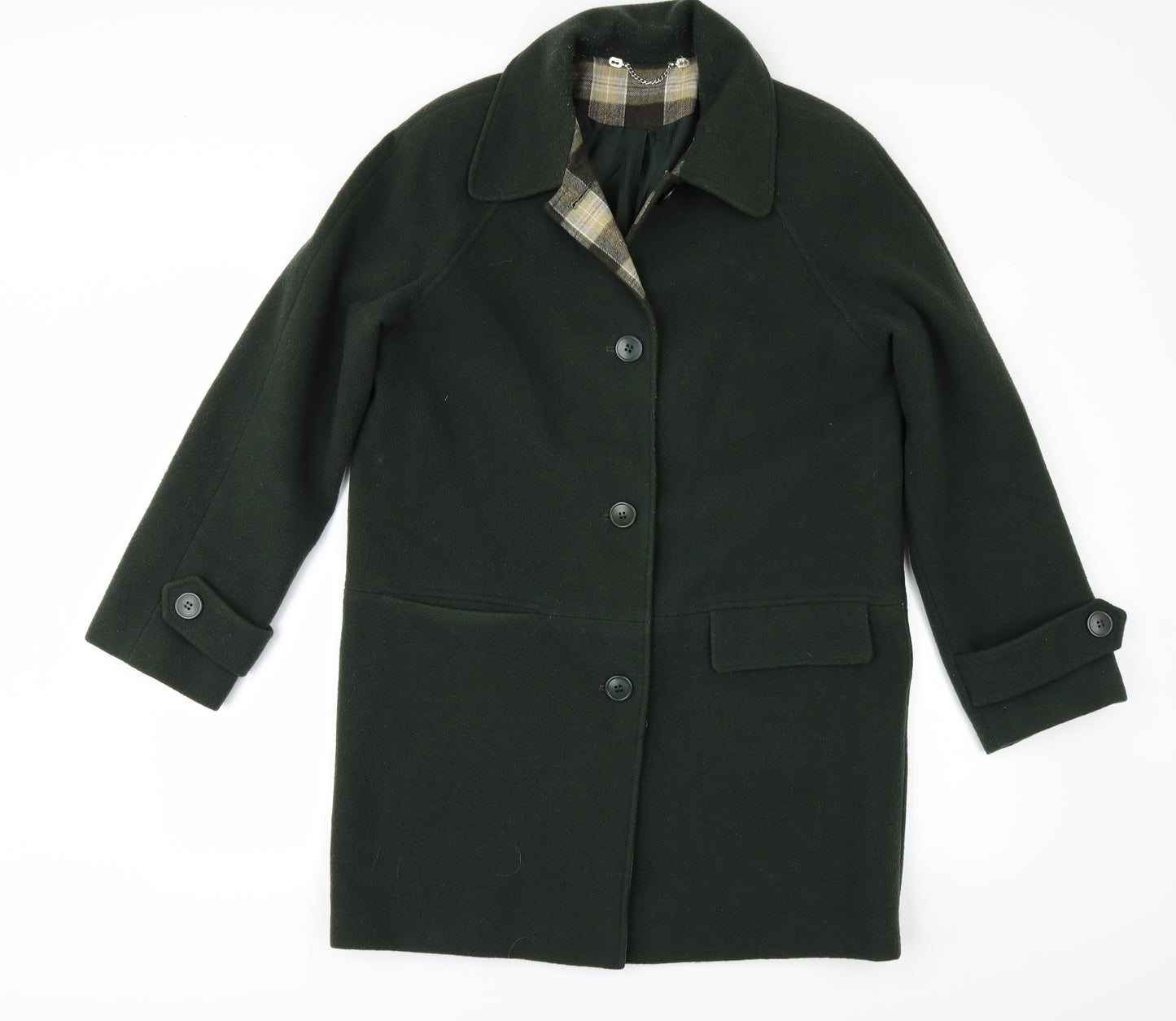 Berkertex Womens Green   Overcoat Coat Size 12