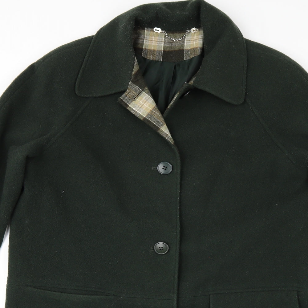 Berkertex Womens Green   Overcoat Coat Size 12