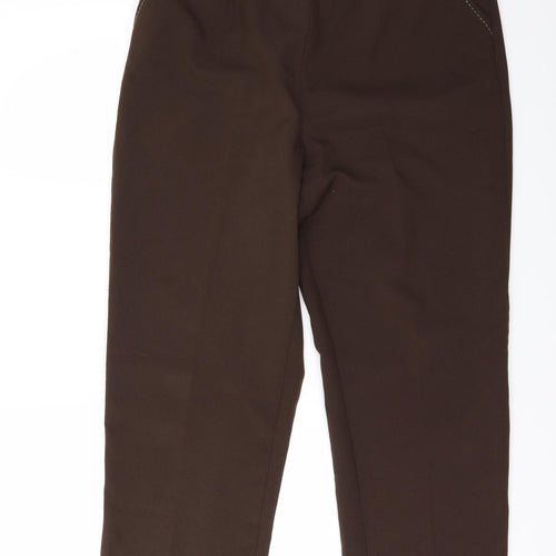 BM Womens Brown   Trousers  Size 16 L26 in