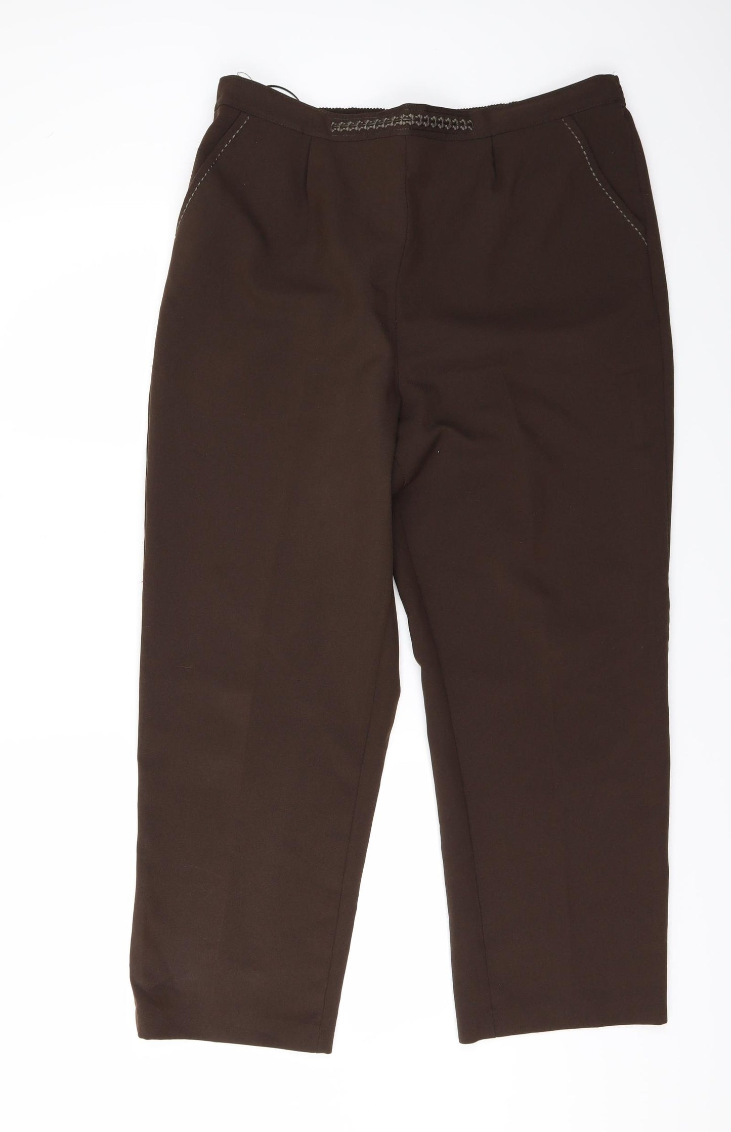 BM Womens Brown   Trousers  Size 16 L26 in