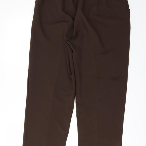 BM Womens Brown   Trousers  Size 16 L26 in