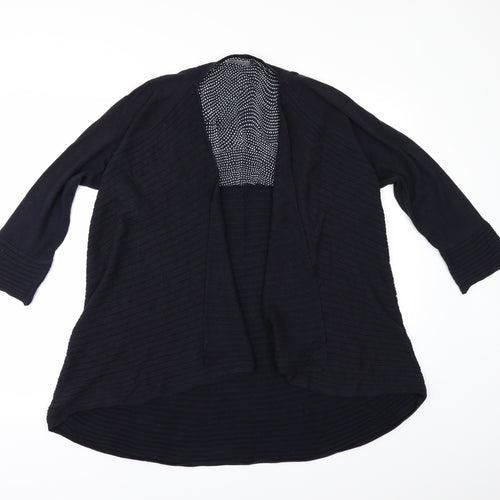 Per Una Womens Blue   Cardigan Jumper Size 14