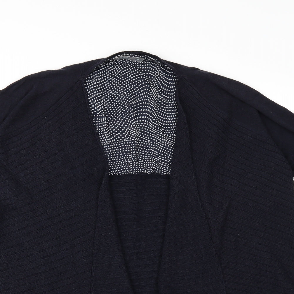 Per Una Womens Blue   Cardigan Jumper Size 14