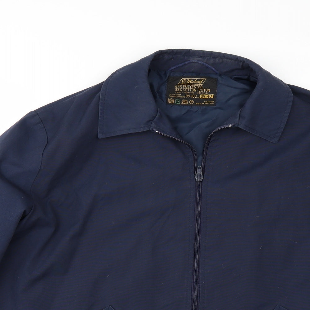 Marks and Spencer Mens Blue   Jacket  Size 40