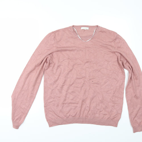 H&M Womens Pink   Pullover Jumper Size M