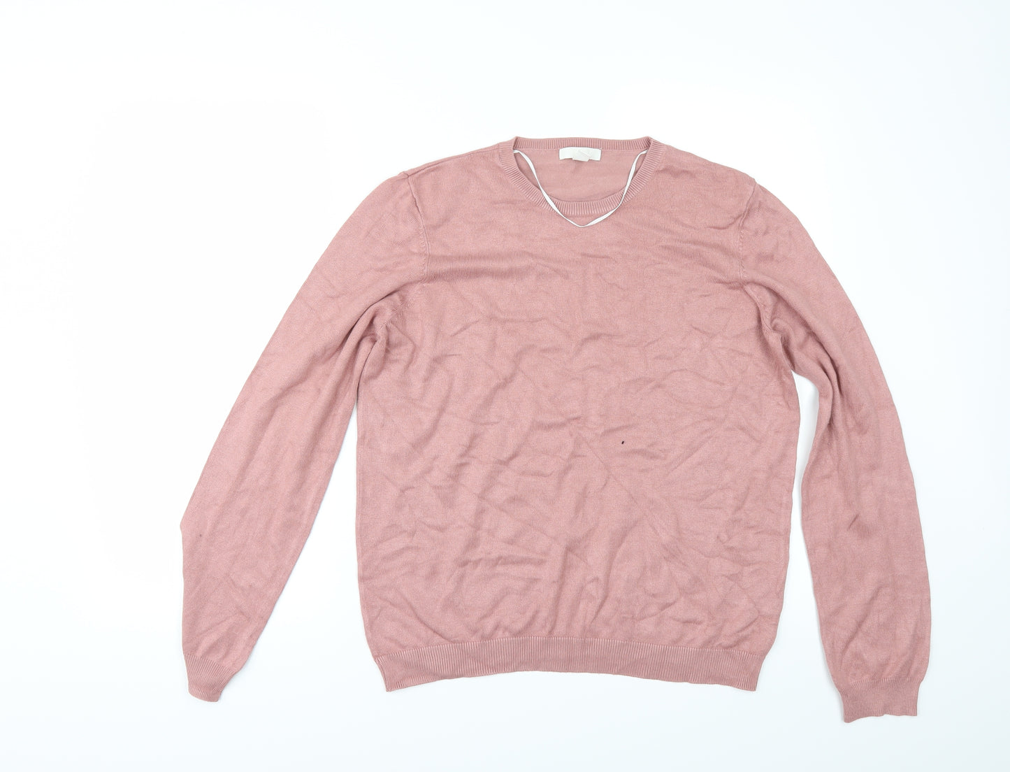 H&M Womens Pink   Pullover Jumper Size M