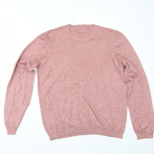 H&M Womens Pink   Pullover Jumper Size M