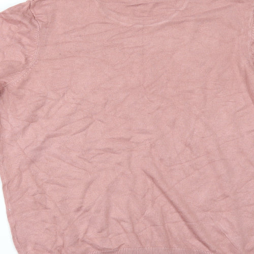 H&M Womens Pink   Pullover Jumper Size M