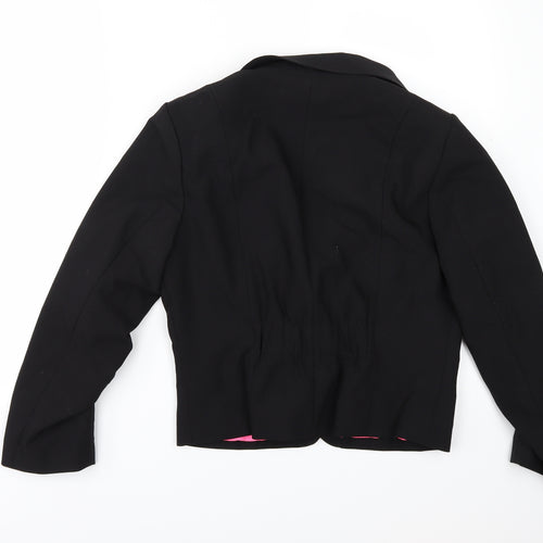 Divided by H&M Womens Black   Jacket  Size 14  - gathered sleeves