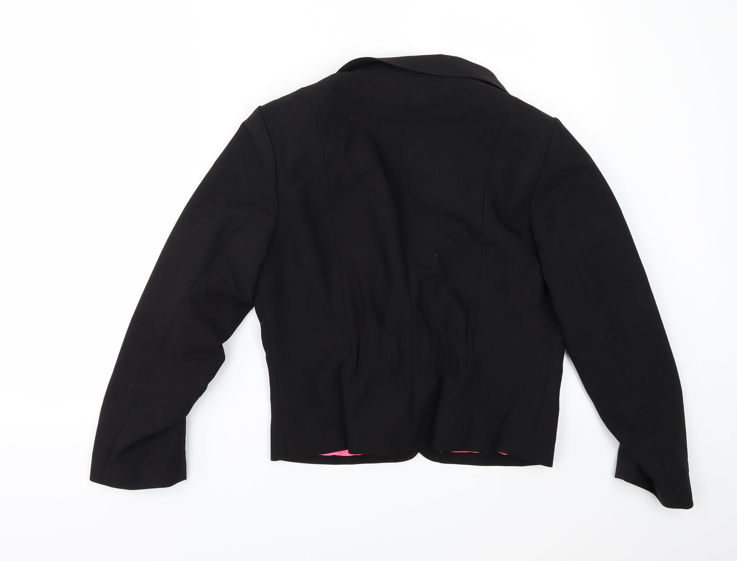 Divided by H&M Womens Black   Jacket  Size 14  - gathered sleeves