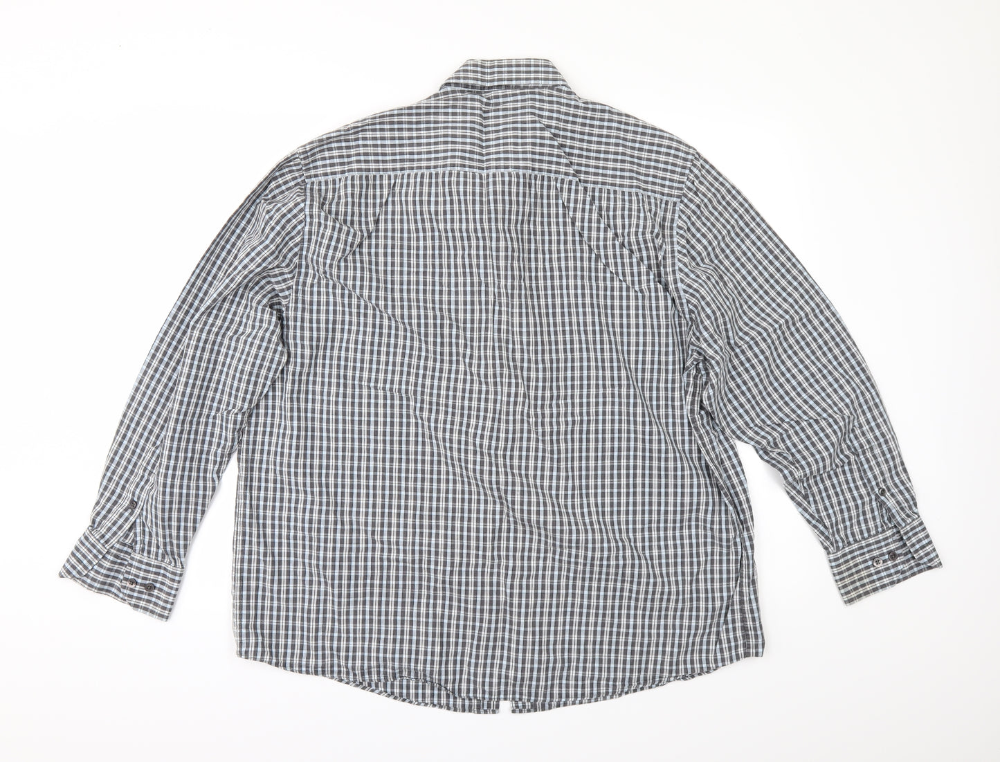 Easy Mens Multicoloured Check   Button-Up Size XL