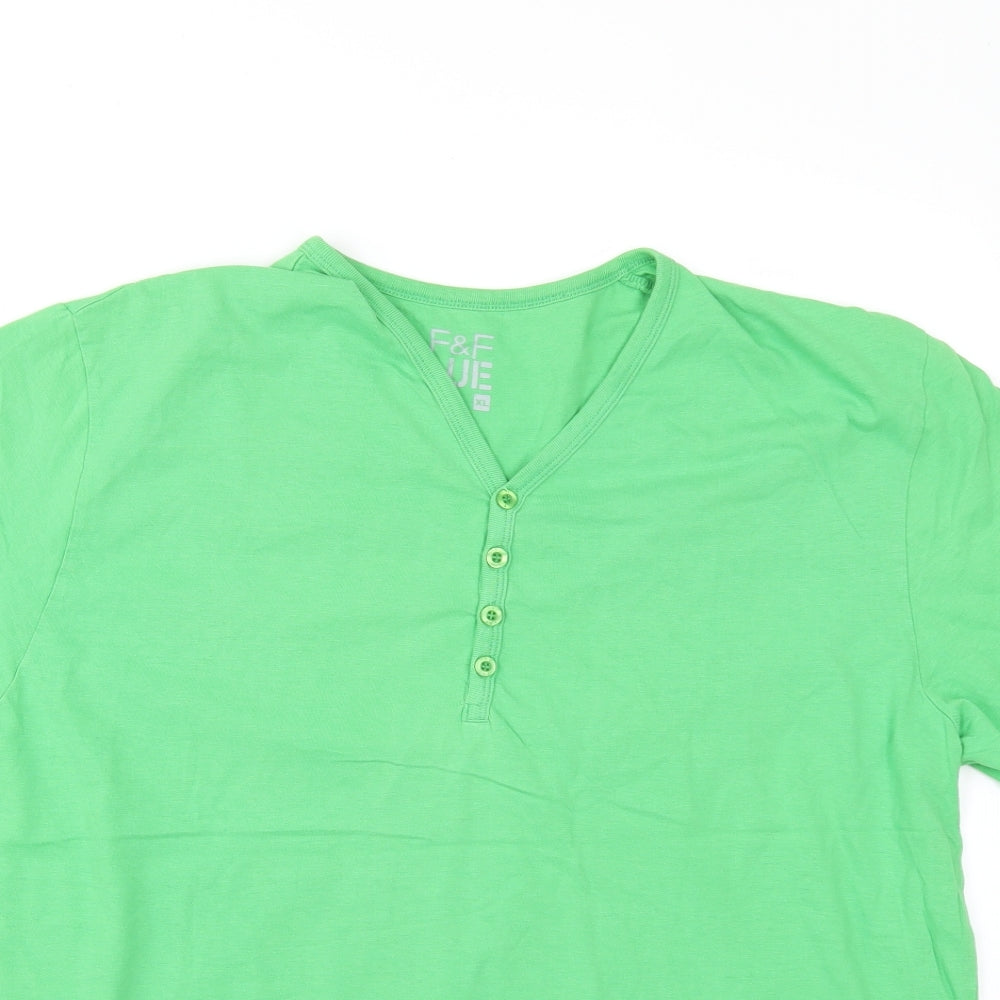 F&F Mens Green    T-Shirt Size XL